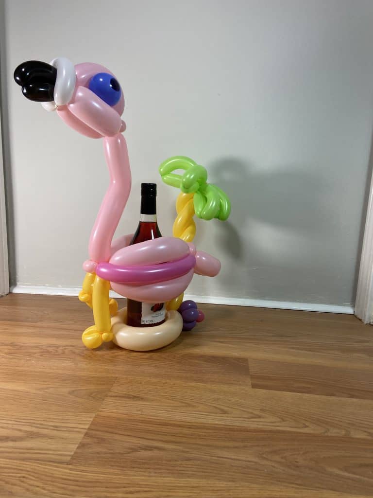 Wine flamingo